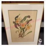 Vtg Framed Lithograph #4 by Andrey Avinoff 22x28