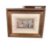 Hand Colored Doctor Syntax Aquatint by Rowlandson