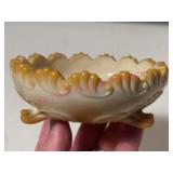 Greentown Indiana Small Glass Footed Sauce Bowl