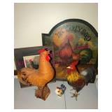 Rooster & Hen Decor Items