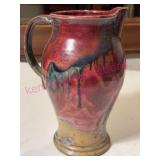 Signed KyB Studio Art Pottery Pitcher