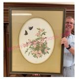 Maryrose Wampler Wild Rose Lithograph 30x36 Frmd