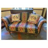 1940s Circuit Loveseat w/Wobbly Arms, Broken Leg