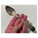 1800s J. Watson Coin Silver Spoon 90% Siliver