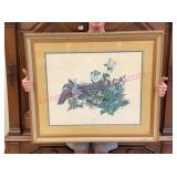 Maryrose Wampler Botanical Litho Bluebells 32x38