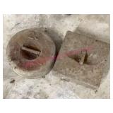 Pair: 25-lb Cast Iron Weights
