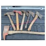 Lot of 5 Hatchets & Axe