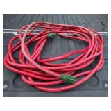 Heavy Duty Red Extension Cord w/Green Plugs