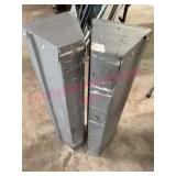 2 Metal Folding Sawhorses