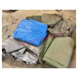 Group of Vtg Tarps & Covers