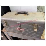 Gray Craftsman Handyman Toolbox w/Misc Tools