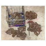 Heavy-Duty Steel Chains w/Hooks