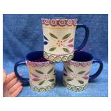 Set of 3 Temp-tations Old World 16oz Mugs
