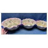 Temp-tations Old World Hand-Painted Bowls Trio