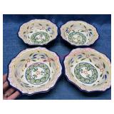 Set of 4 Temp-tations Old World 7.5in Bowls #1