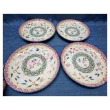 Temp-tations Old World 10.5in Plates by Tara x4