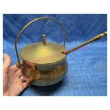 Brass FireStarter Smudge Cauldron w/Pumice Wand