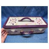 Temp-tations 1.75 QT Hand-Painted Covered Baker