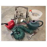 Garden Hose & Reel, Water Can, Bucket, Gas Can