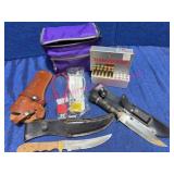 Winchester 30-06 Ammo-Survival Knives-S&W Holster