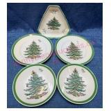 Spode England Christmas Tree S3324 Plates & Bowls
