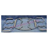 3 Corning Ware Chrome Plated Casserole Cradles