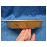 Pyrex Early American 1.5 Qt Divided Oval Dish