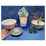 Bowls, Decor & Glass Salt Shaker Group