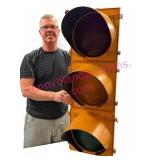 Crouse-Hinds 45in Traffic Signal w/Pole full size