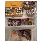 Sterilite 3-Drawer Cabinet w/Sewing Contents