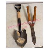 Little USA Shovel & Hedge Trimmer, Garage Tools