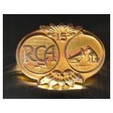 10K Gold RCA 15 Year Pin 2.0g
