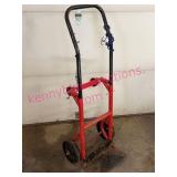 Red & Black Steel Folding Hand Truck Dolly