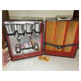 Portable Bar Set in Locking Carry Case