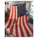 HUGE 2-Sided 45 Star Flag 6.5x11.5ft