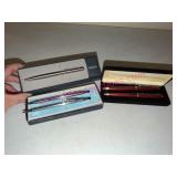 Parker Insignia, Cross & Wood Pen/Pencil Pairs