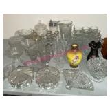 Pattern Glassware & Decorative Vases