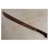 Vtg 30in Machete w/Marked Blade (military?)