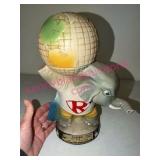 Beam Regal China Elephant Decanter w/ Globe