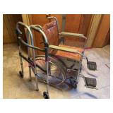 Futuro Wheelchair & Adjustable Walker, Basement