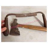Keen Kutter Hatchet & 1882 Draw Knife Tool