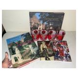 Indiana University Books & Hoosiers Glasses