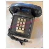 Cortelco Black Push-Button Desk Phone, 1999