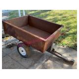 Steel Utility Trailer w/2.5x3.5ft Dump Bed