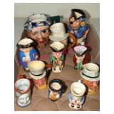 11 Toby Pitchers, English & German Makers
