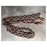12 Ft Crosby Lighter Duty Log Chain w/ Hooks
