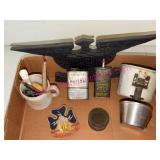 Military Shaving Items, Oil Cans, Cups & Patch
