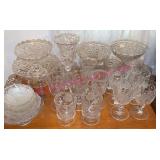 25+ Pcs: Antique Glass Compotes, Goblets, Etc