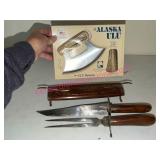 Alaska ULU Factory Knife & Wood Handled Cutlery