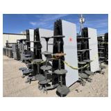 School Surplus: (6)pc -12FT Folding Tables w/Seats